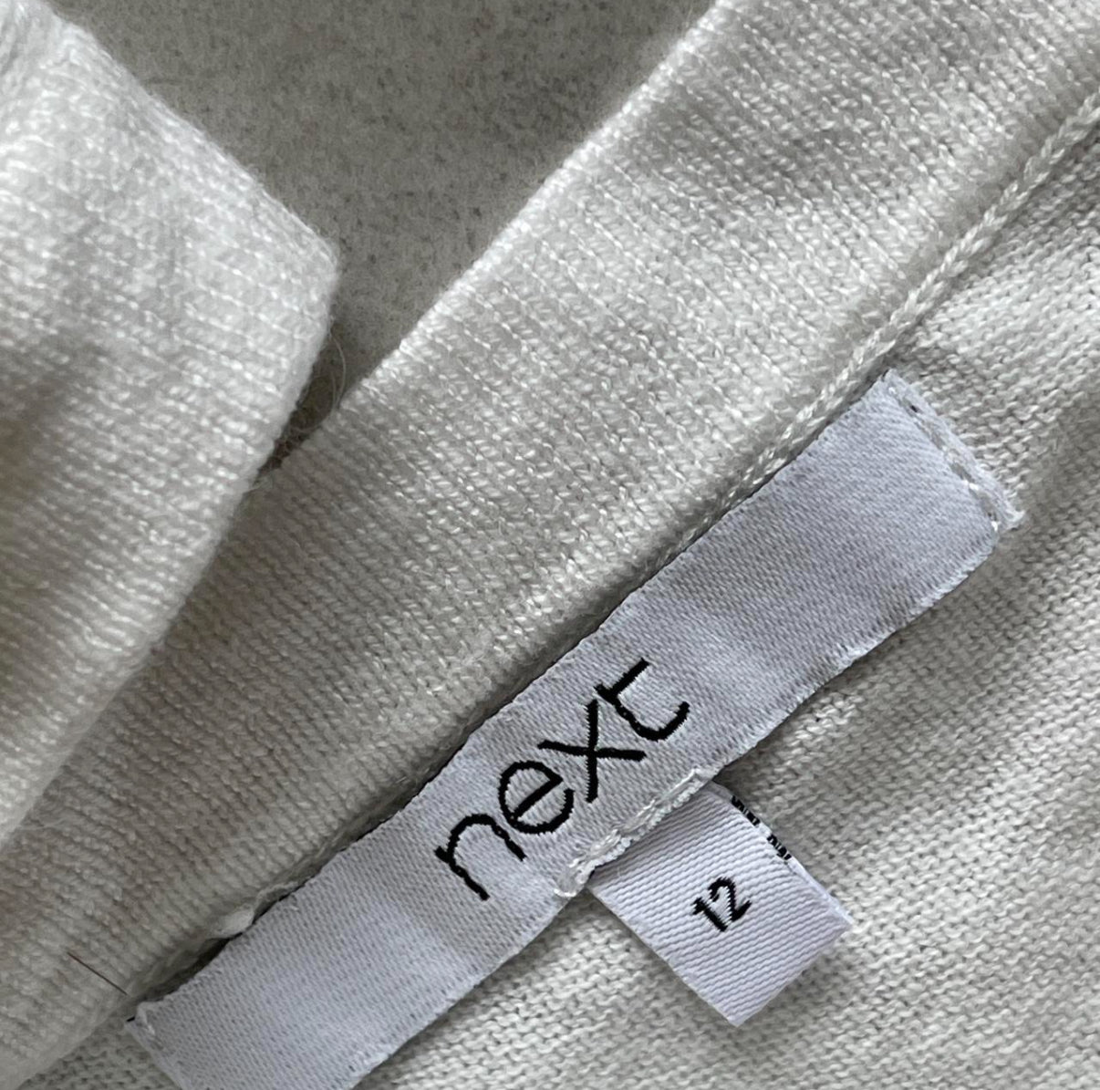 White V-Back Sequin Top