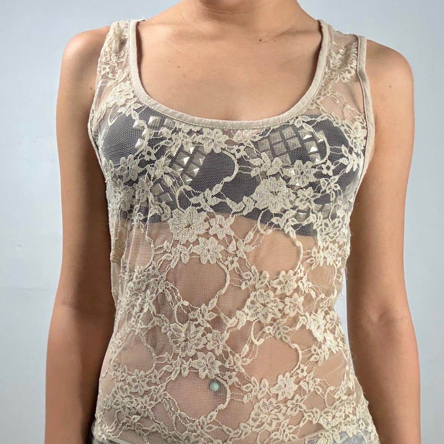 Sheer Lace Tank