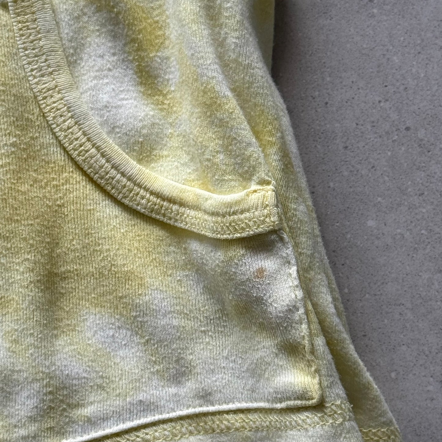 Yellow Stud Zip Hoodie