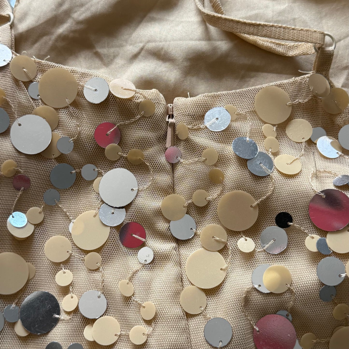 Sequin Disc Mini Dress