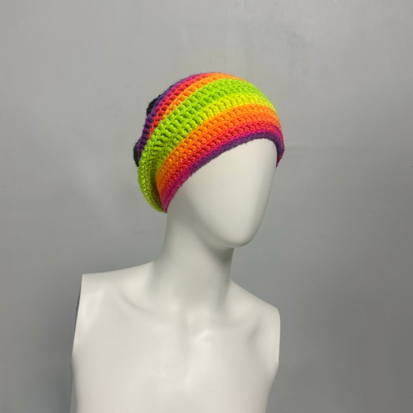 Neon Crochet Beanie