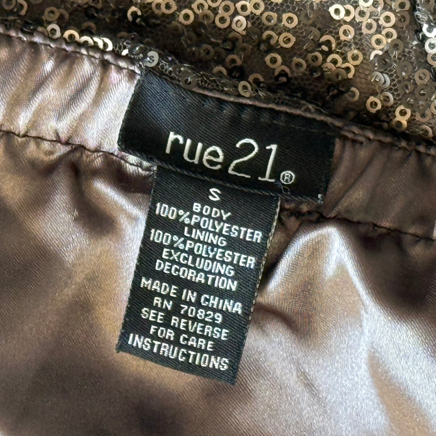 Sequin Peplum Bustier