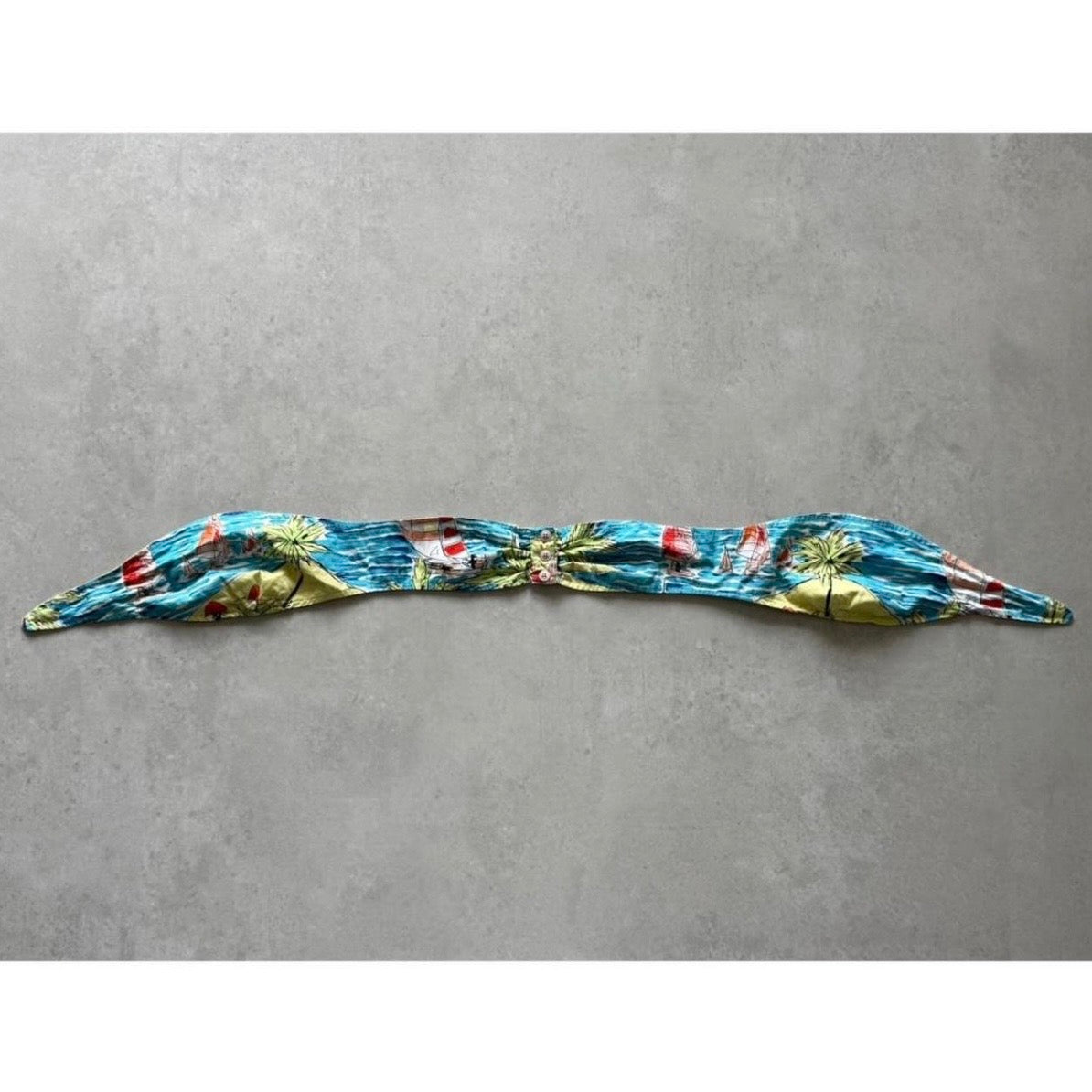 Tropical Bandeau Tie Top