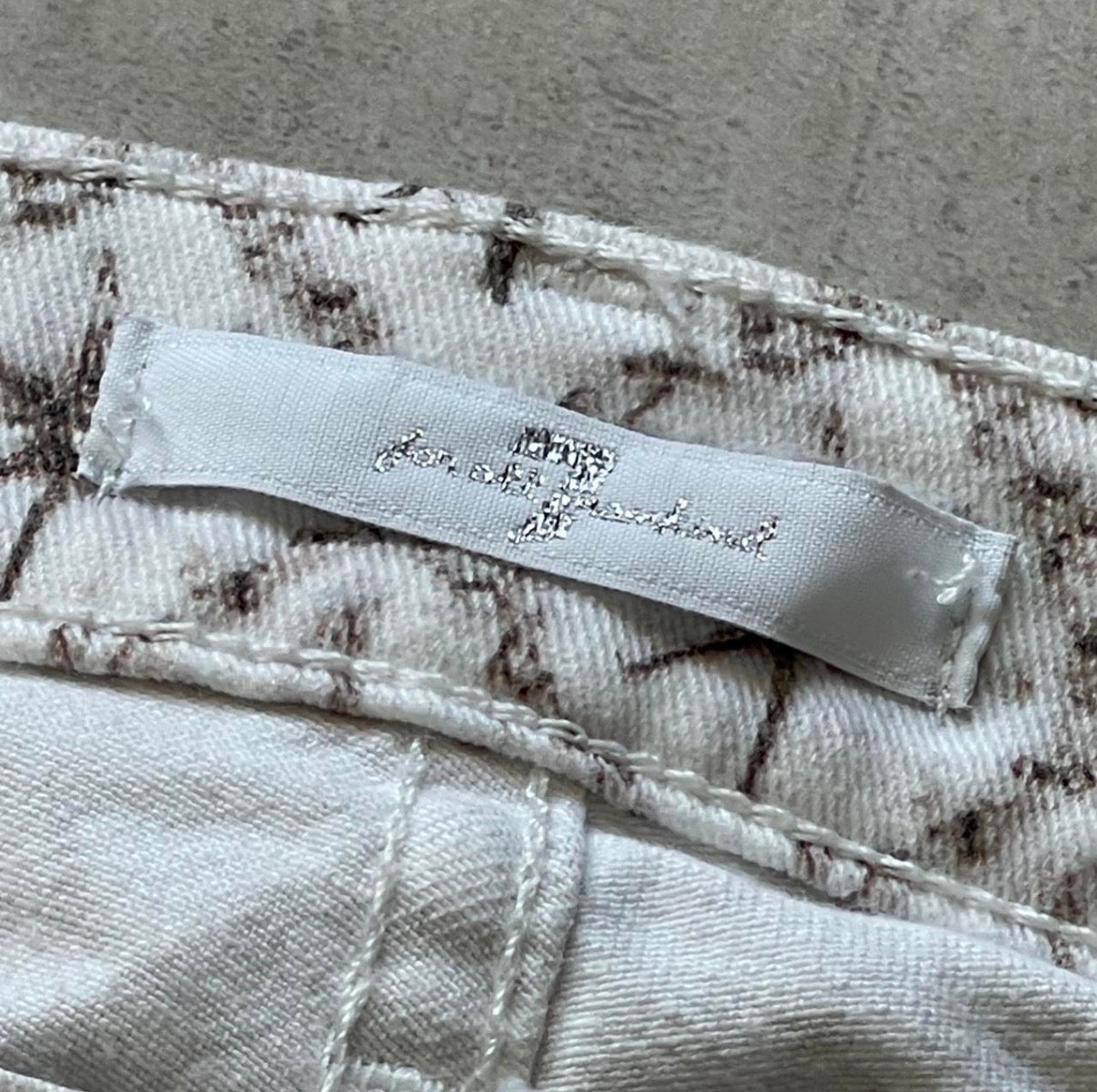 7 For All Mankind Patterned Skinnies