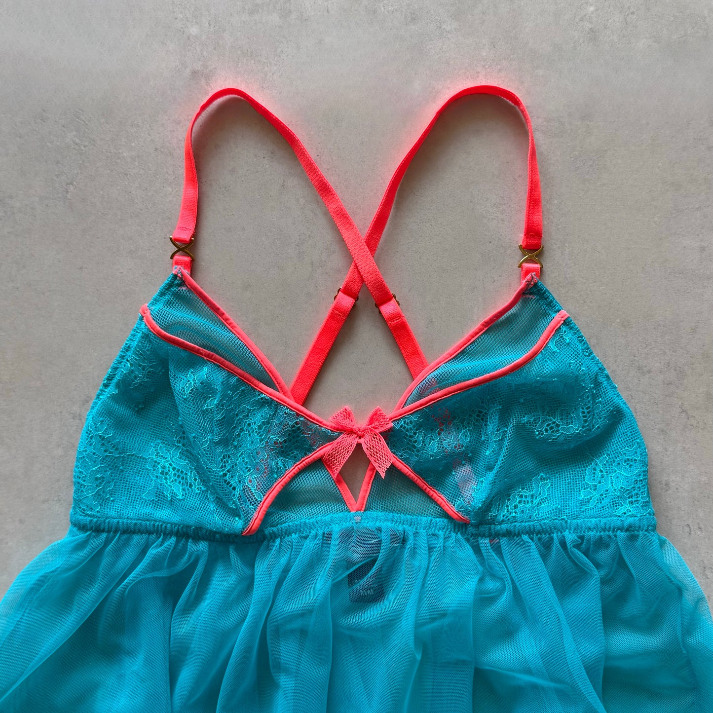VS Neon Lingerie Top