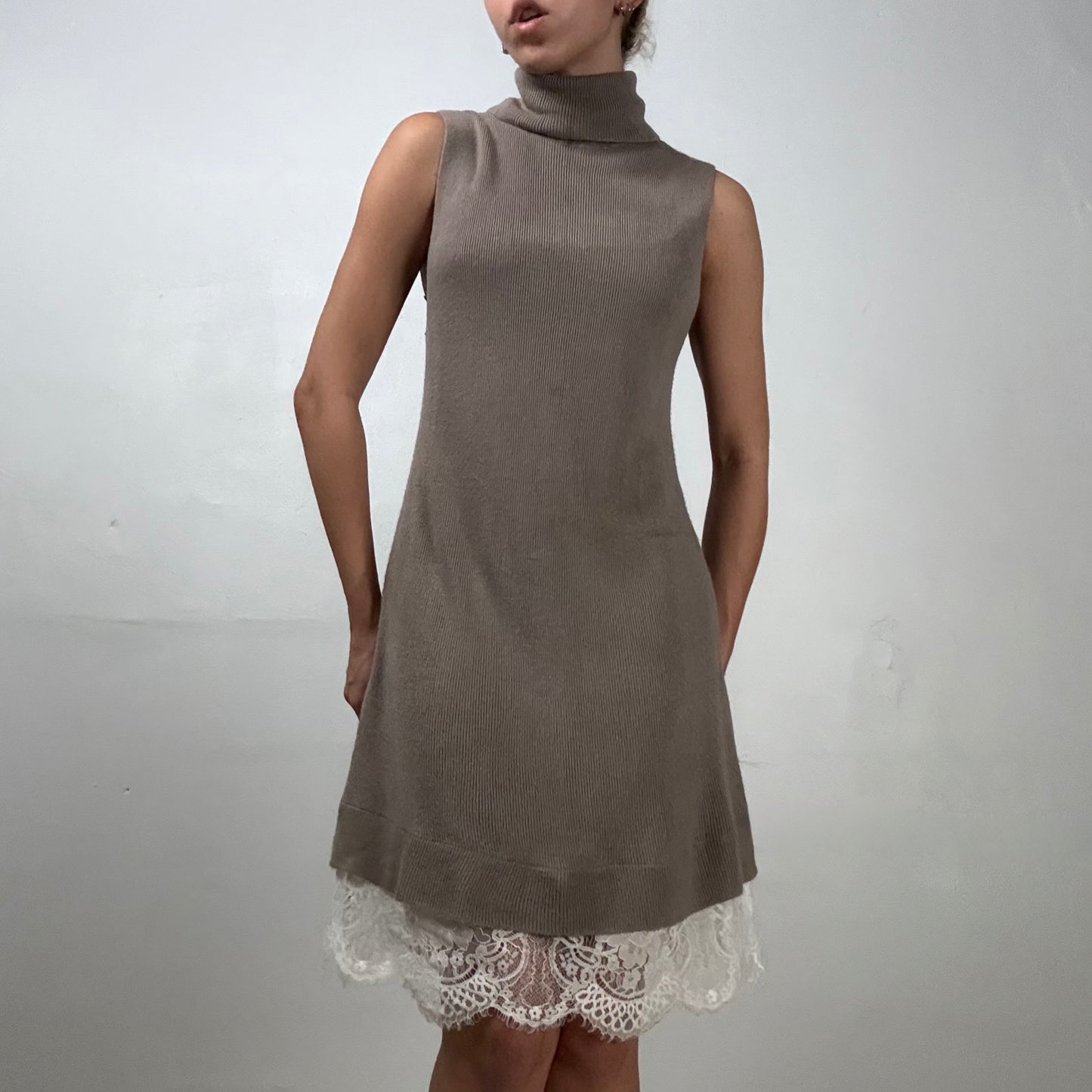 Knit Turtleneck Dress