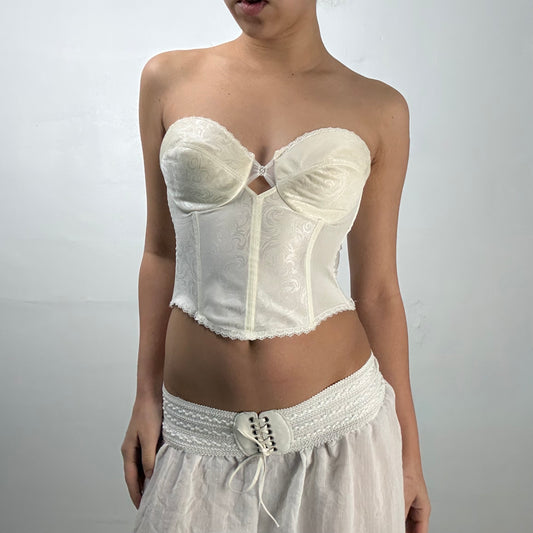 Jacquard Bustier Top