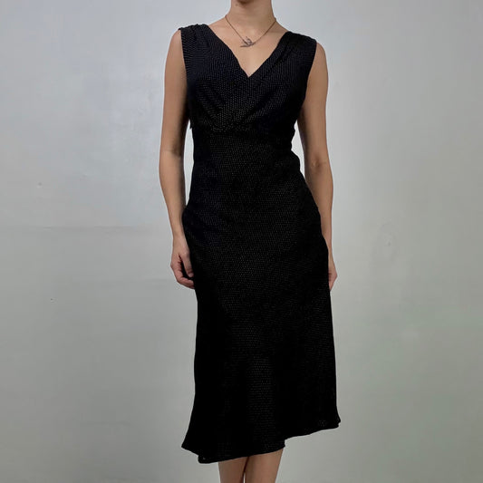 Silk Polka Dot Dress