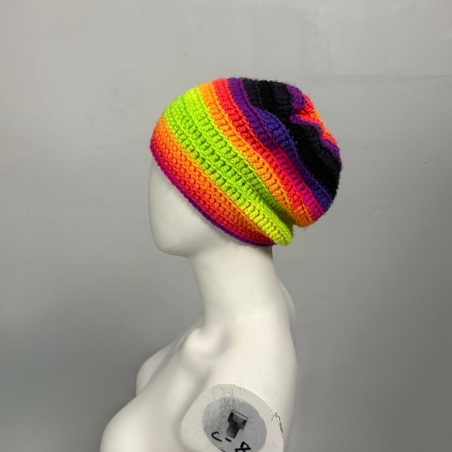 Neon Crochet Beanie