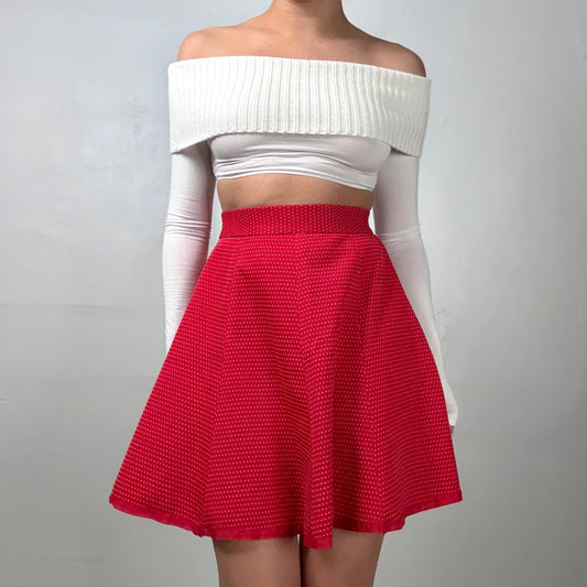 80s Polka Skater Skirt