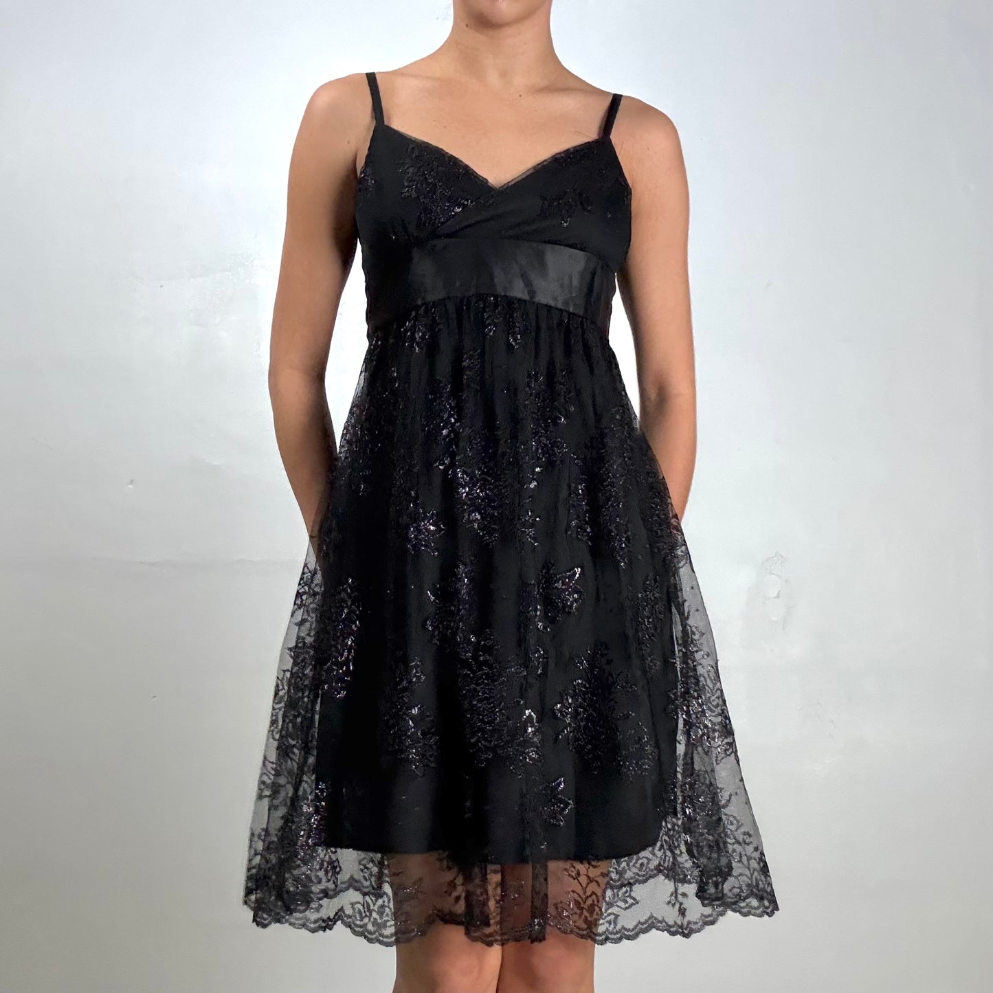 Tulle Lace Babydoll Dress