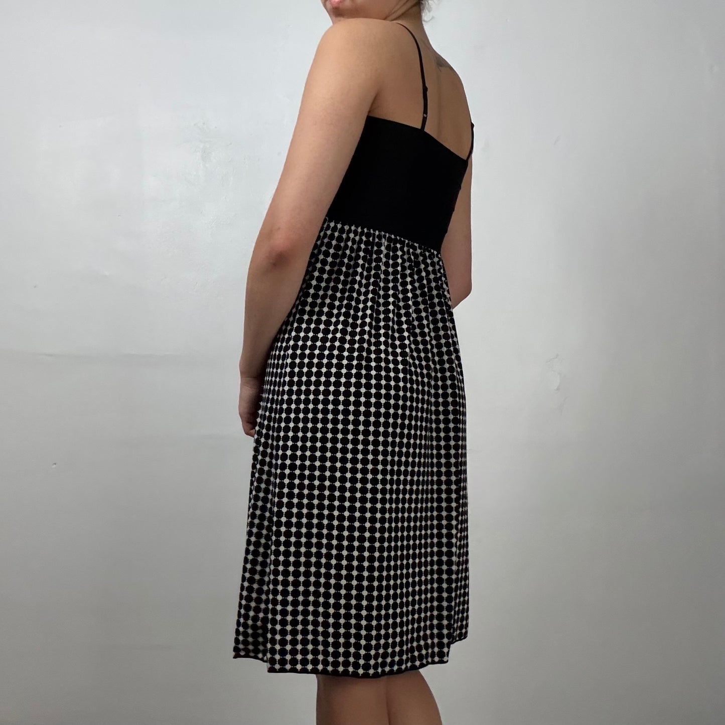 Bandage Polka Dot Midi Dress