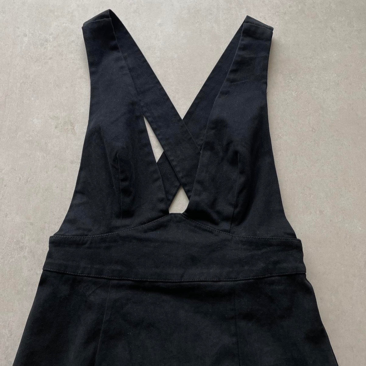 Black Suspender Dress