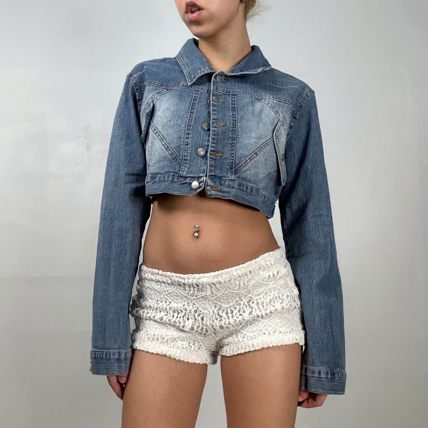 Cropped Denim Jacket