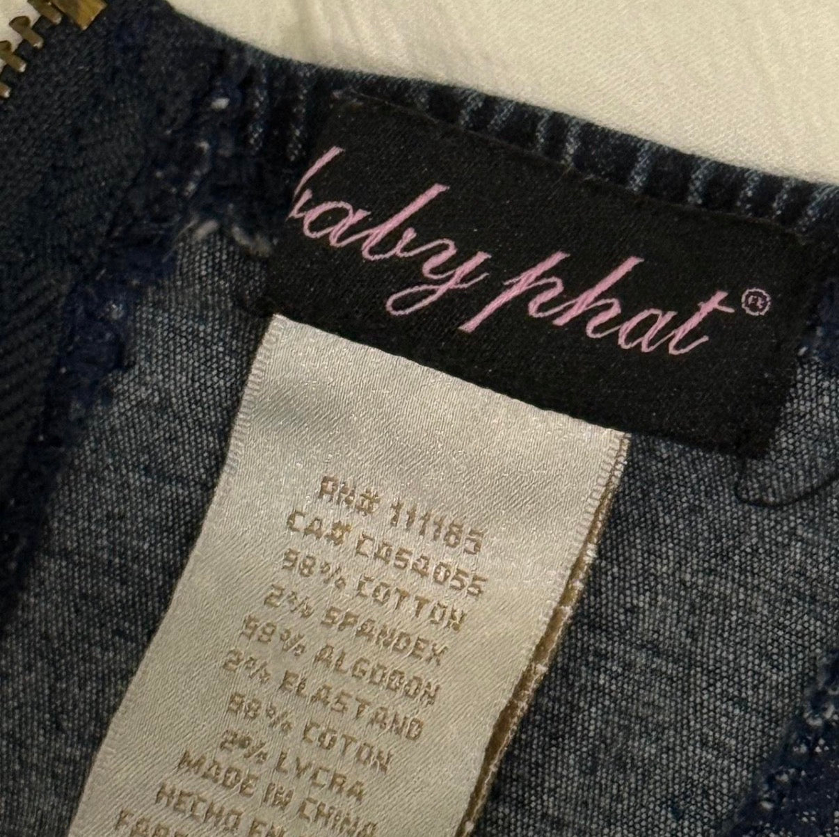 Baby Phat Denim Corset