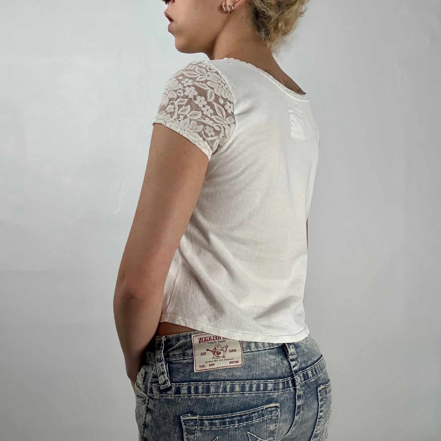 Hollister Lace Baby Tee