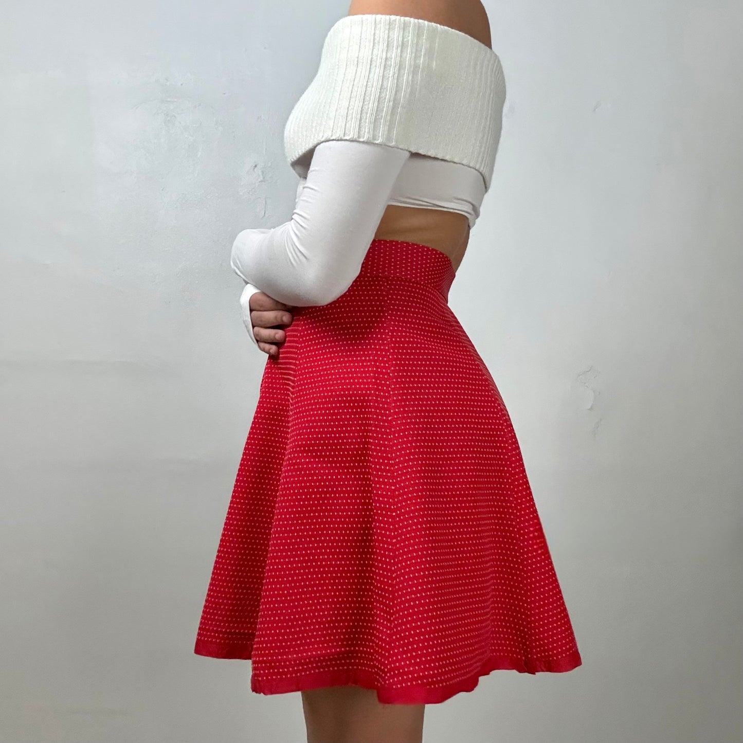 80s Polka Skater Skirt