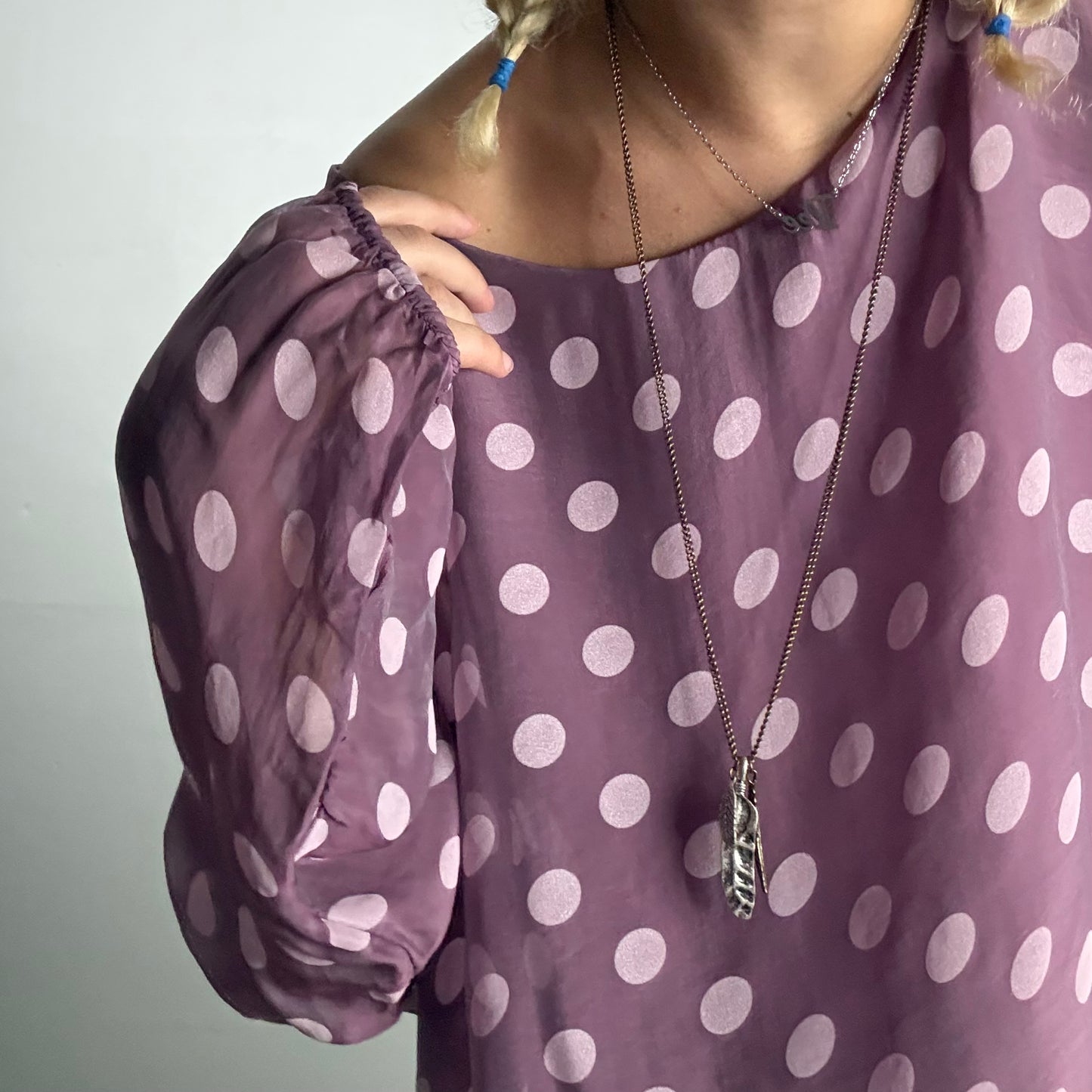 Polka Dot Tiered Maxi Dress