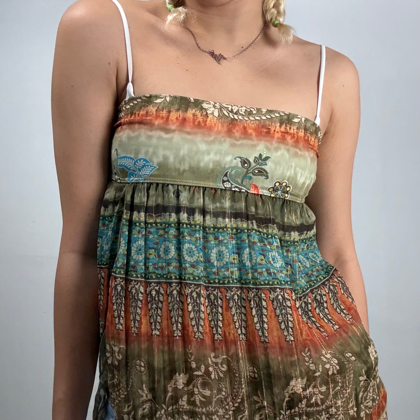 Boho Tiered Wrap Skirt