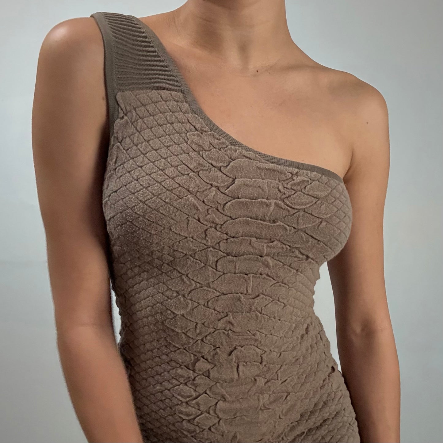 Asymmetrical Scaled Bodycon