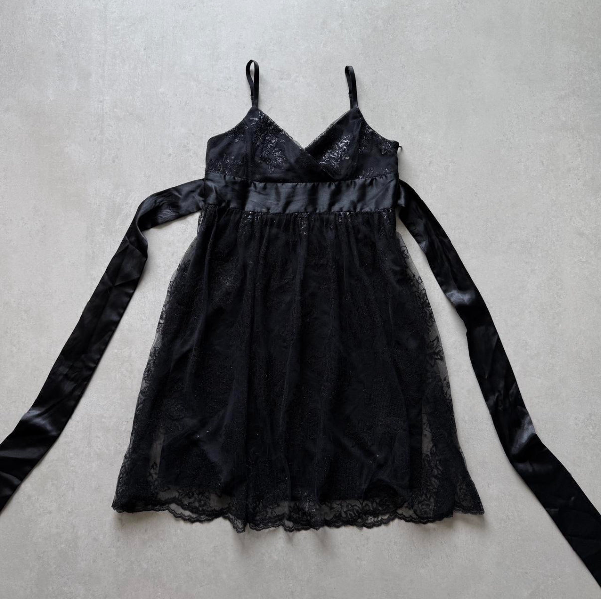 Tulle Lace Babydoll Dress