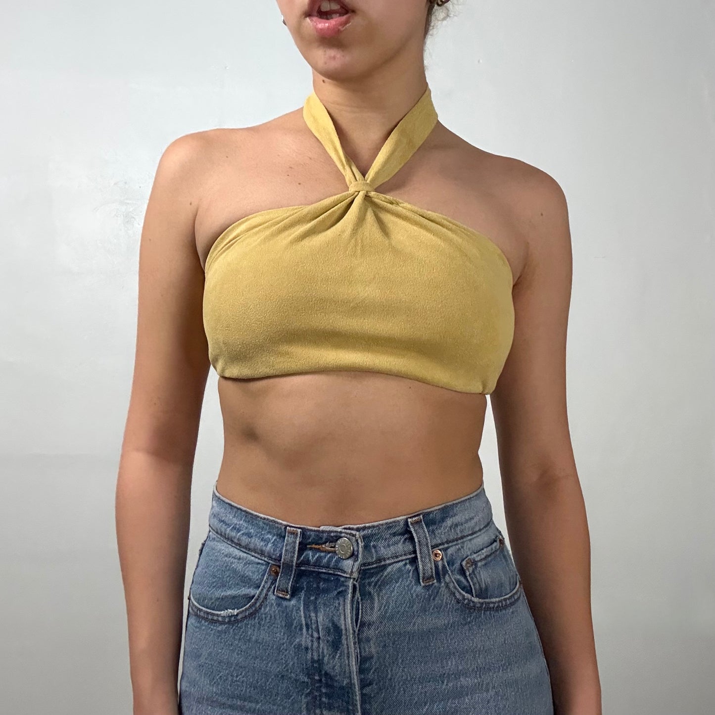 Statement Halter Tie Top