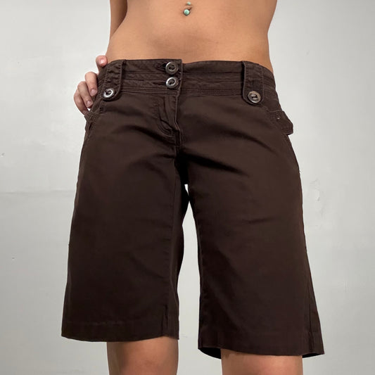 Button Bermuda Shorts