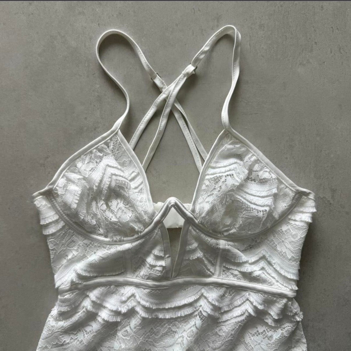 For Love & Lemons Lace Cutout Mini