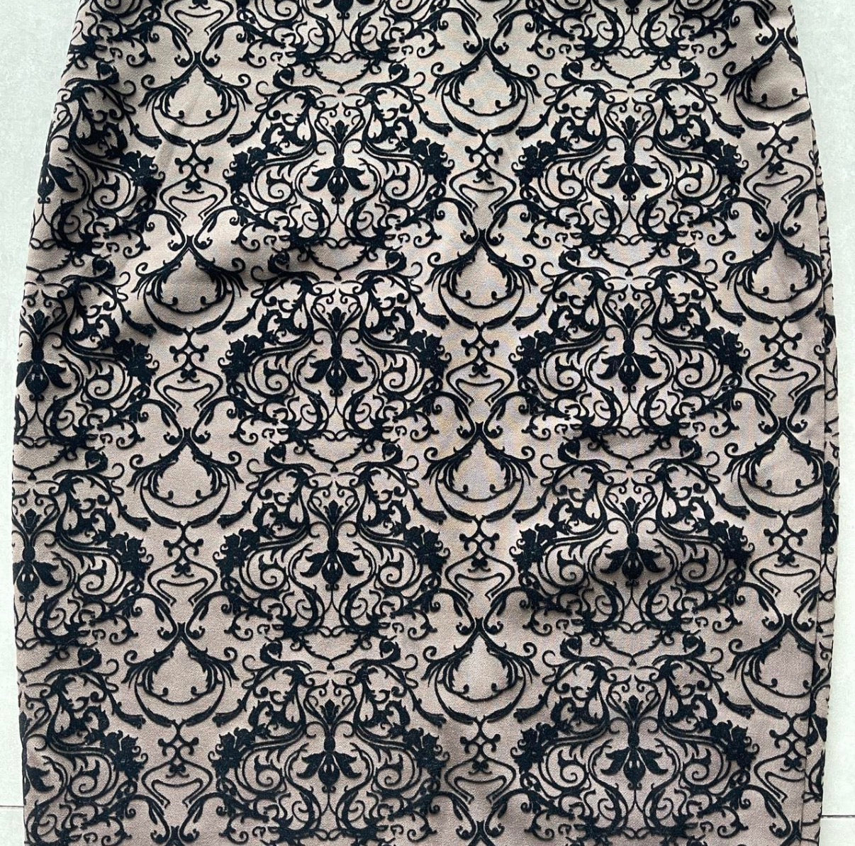 Gothic Velvet Midi Skirt
