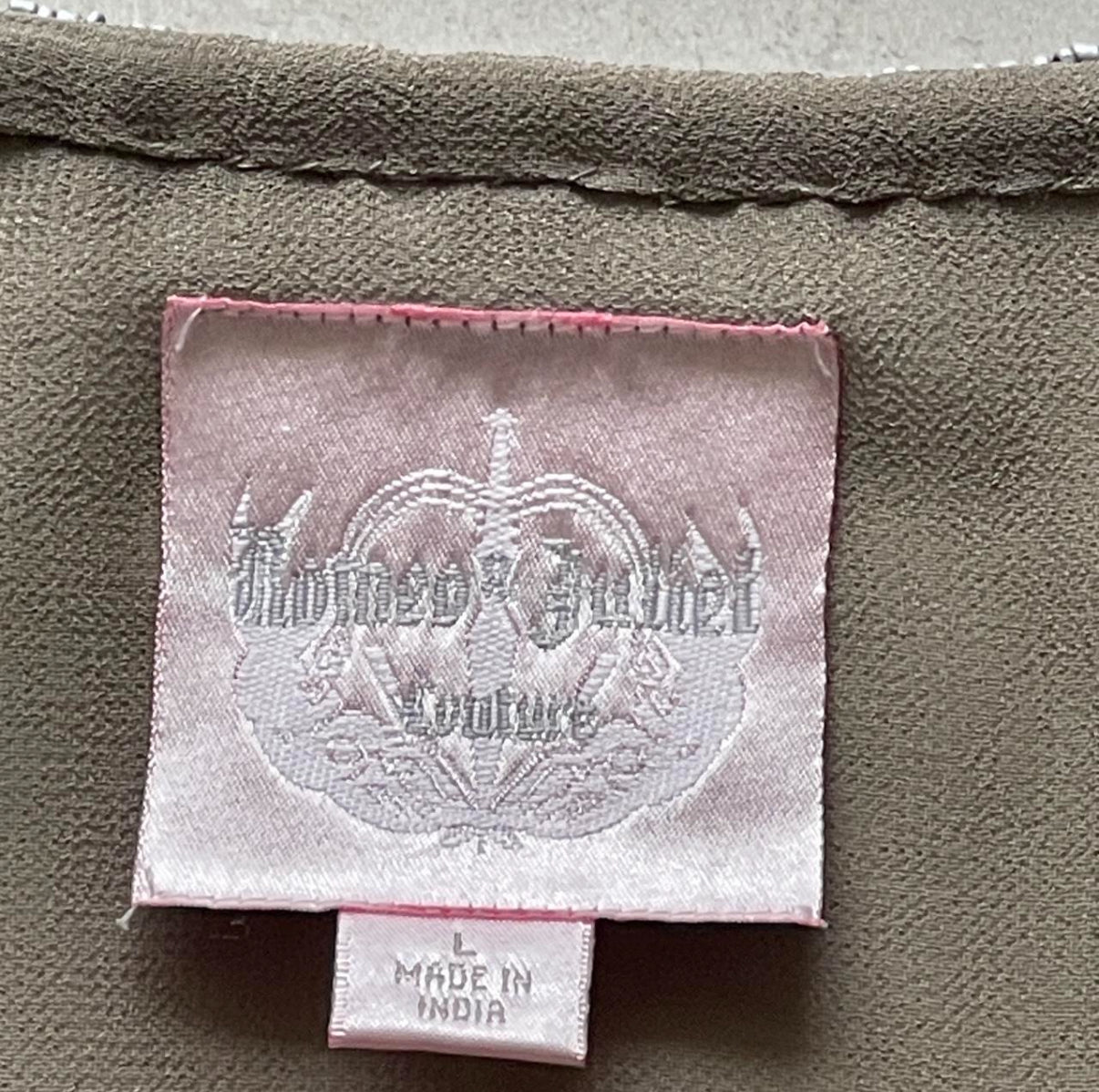 Olive Scale Sequin Tank