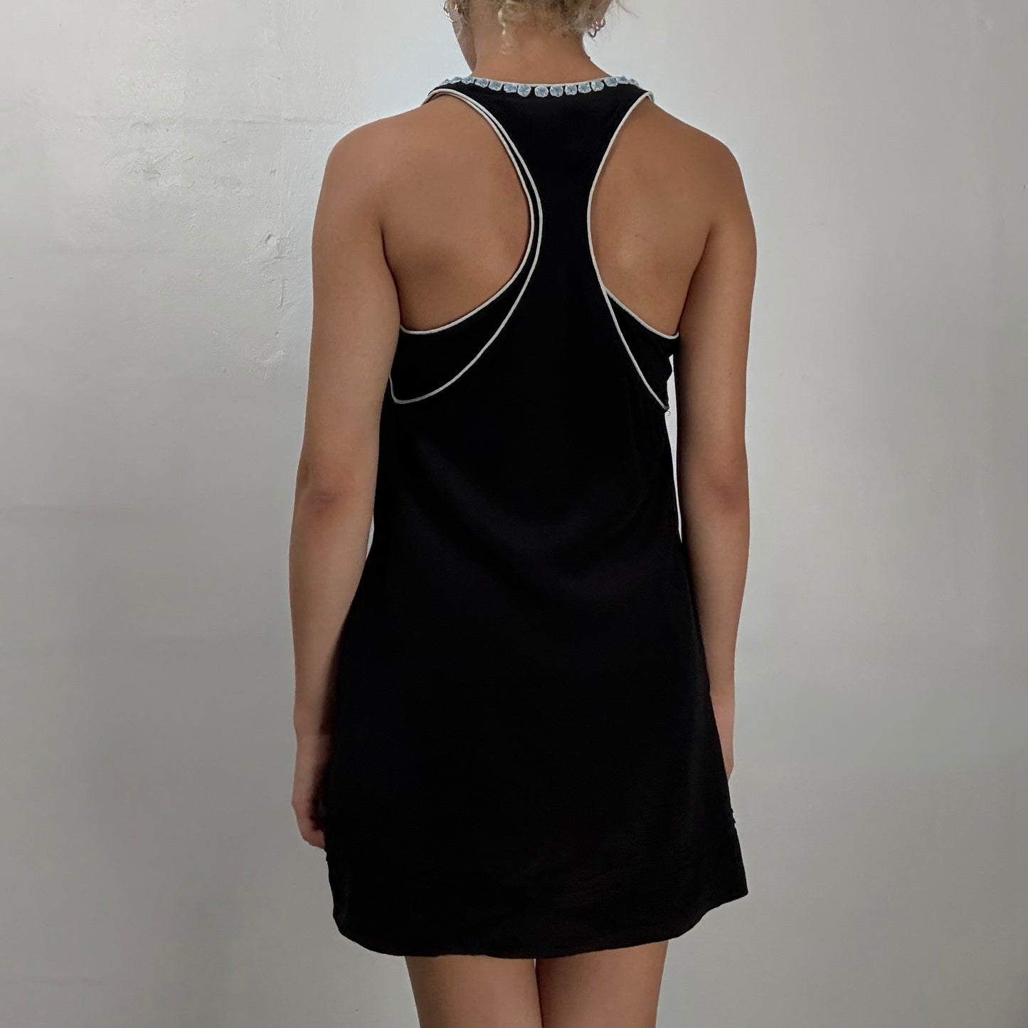 Embroidered Mini Dress