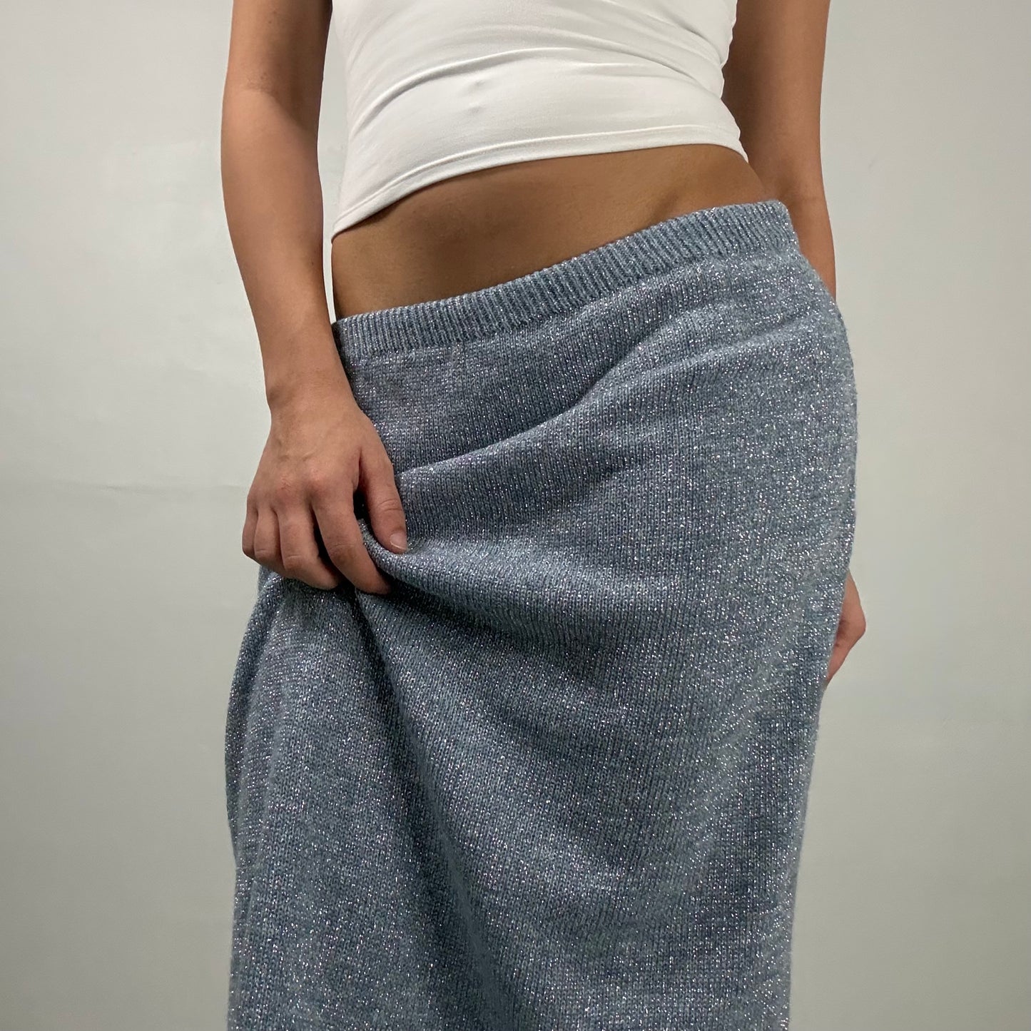 Sparkle Knit Maxi Skirt