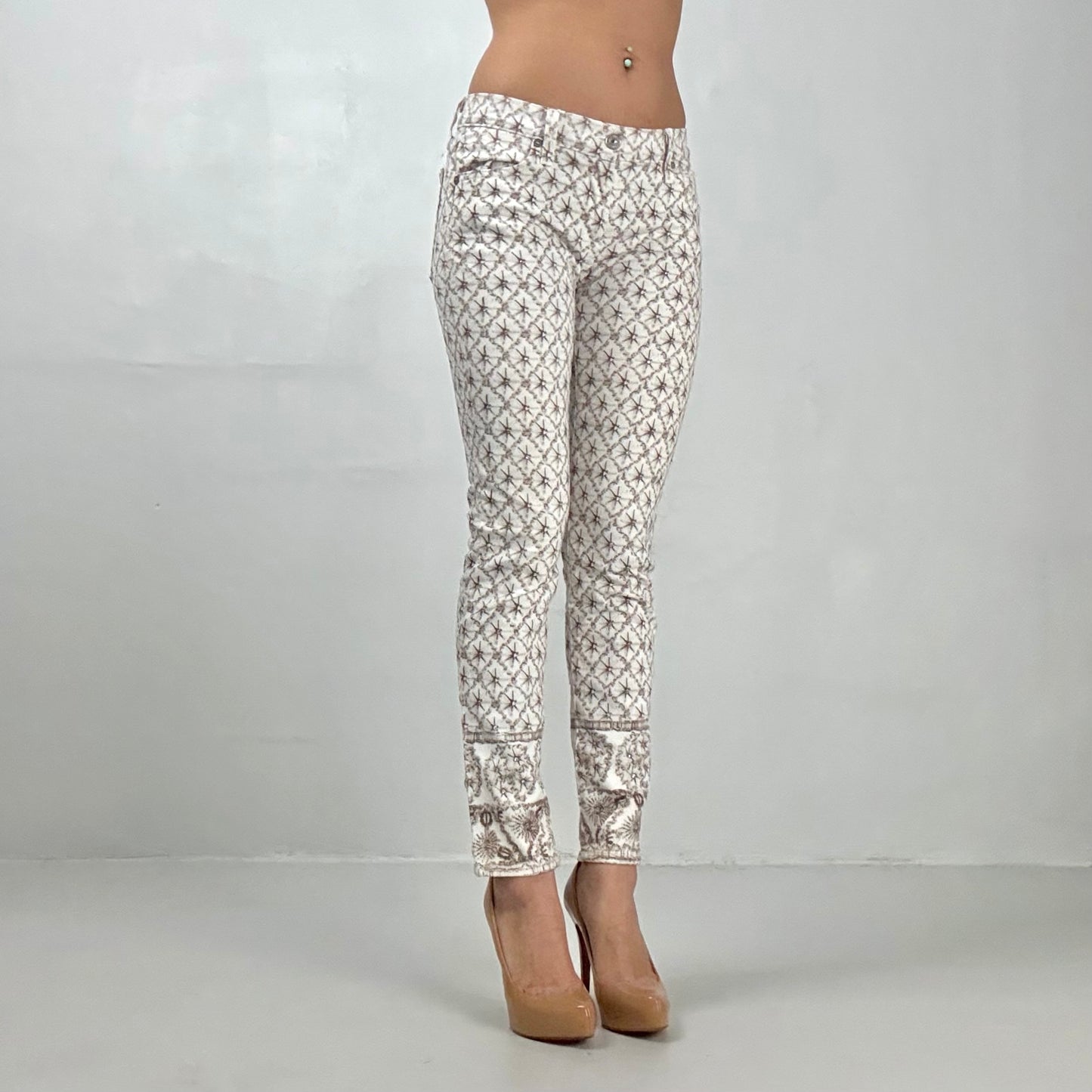 7 For All Mankind Patterned Skinnies