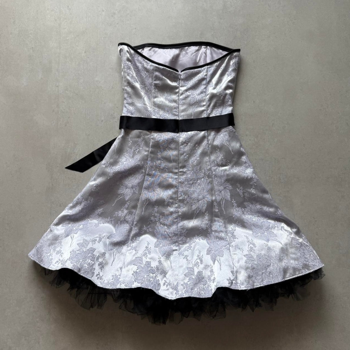 Gunne Sax Floral Prom Dress