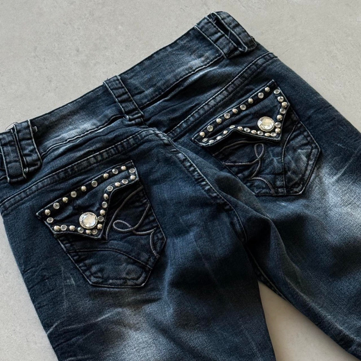 Crystal Studded Skinny Jeans