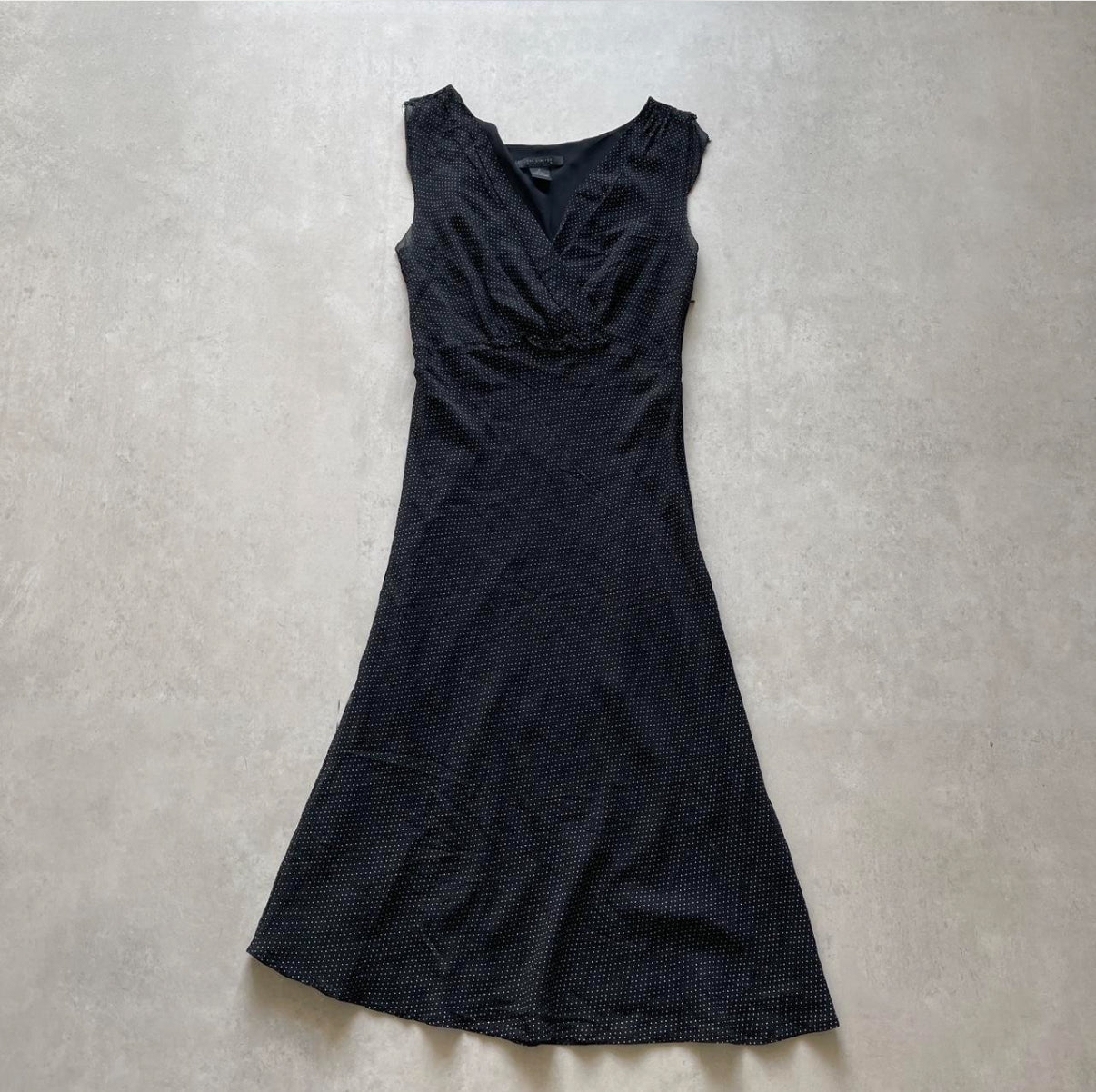 Silk Polka Dot Dress