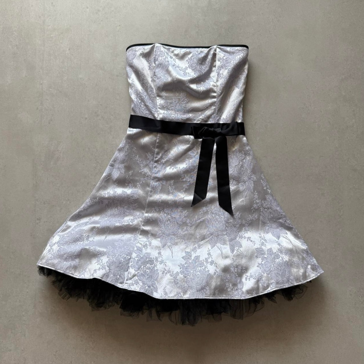 Gunne Sax Floral Prom Dress