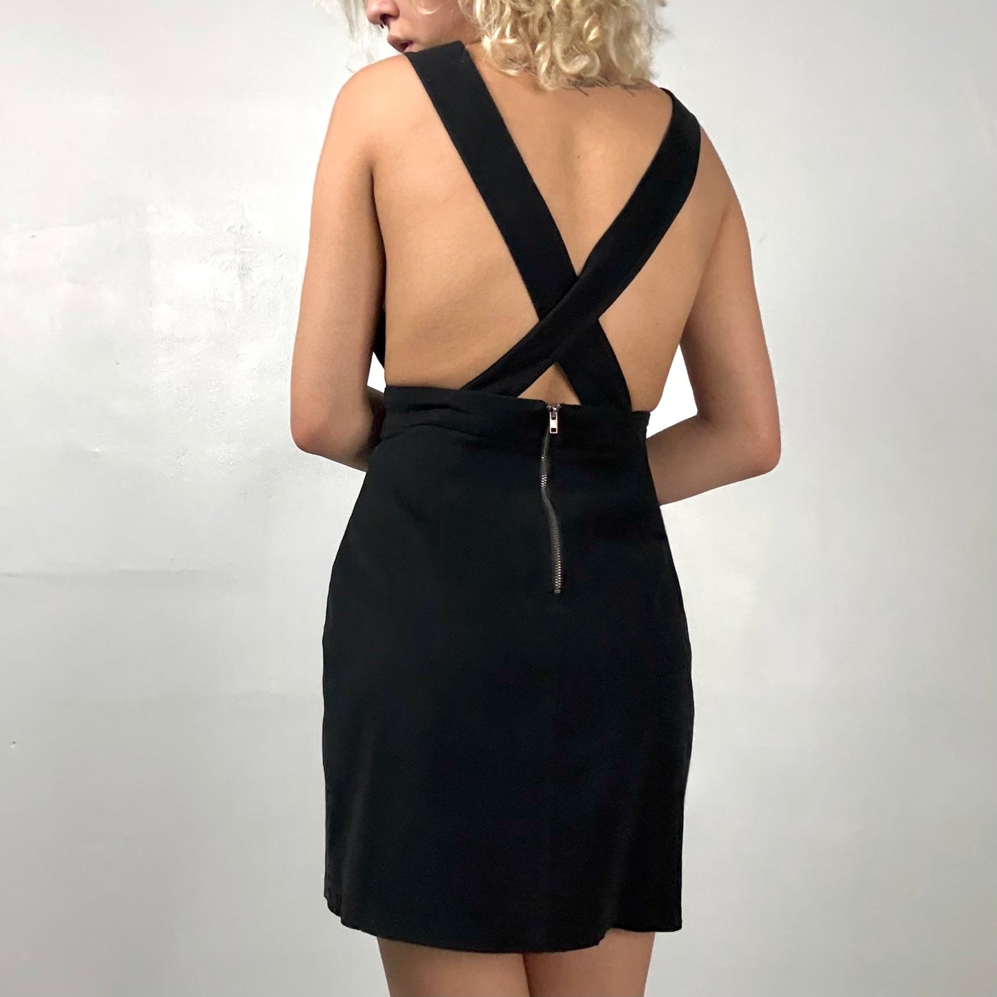 Black Suspender Dress
