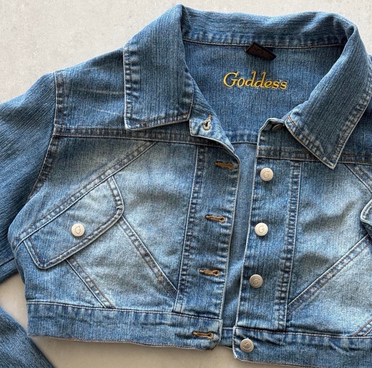 Cropped Denim Jacket