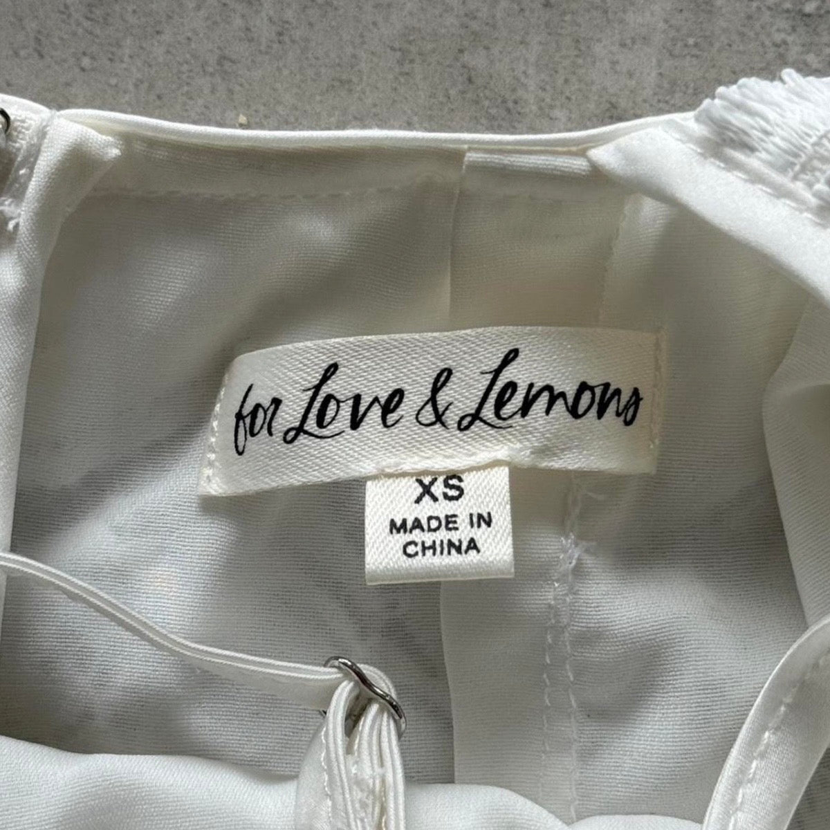 For Love & Lemons Lace Cutout Mini