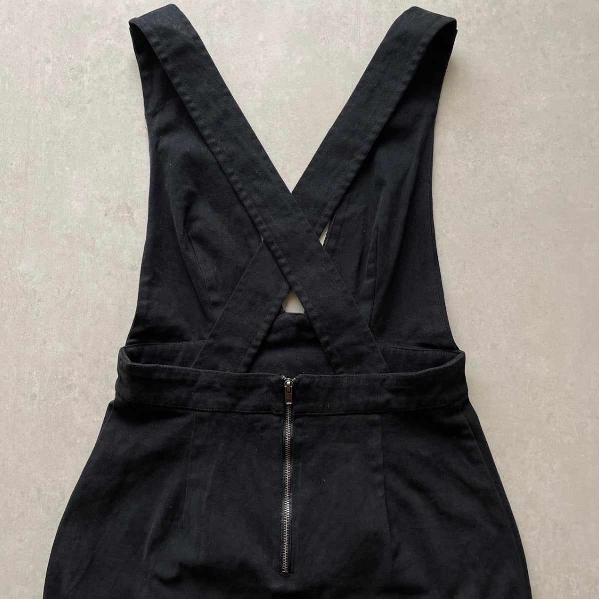 Black Suspender Dress