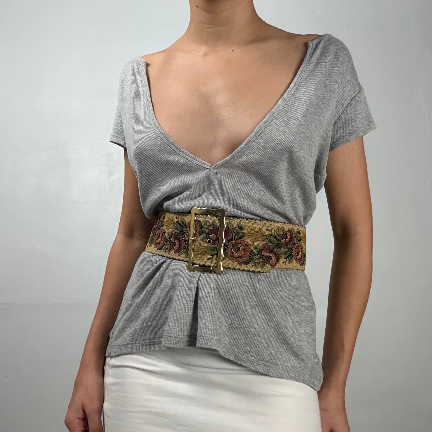 Floral Tapestry Belt