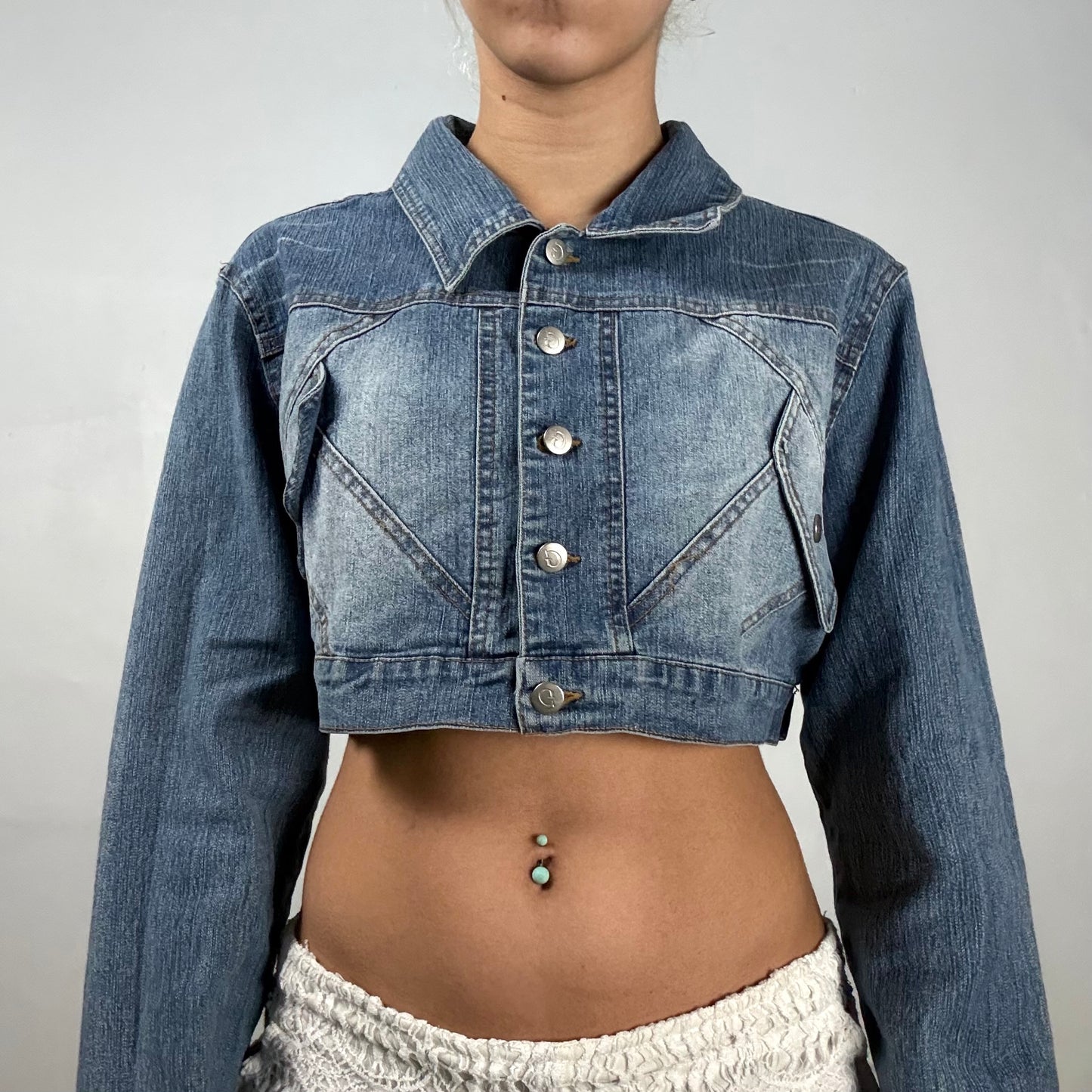 Cropped Denim Jacket
