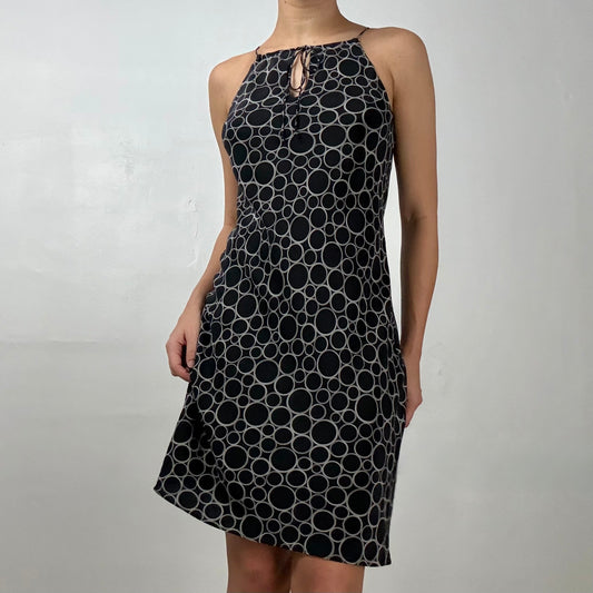 Silk Printed Front Tie Dress