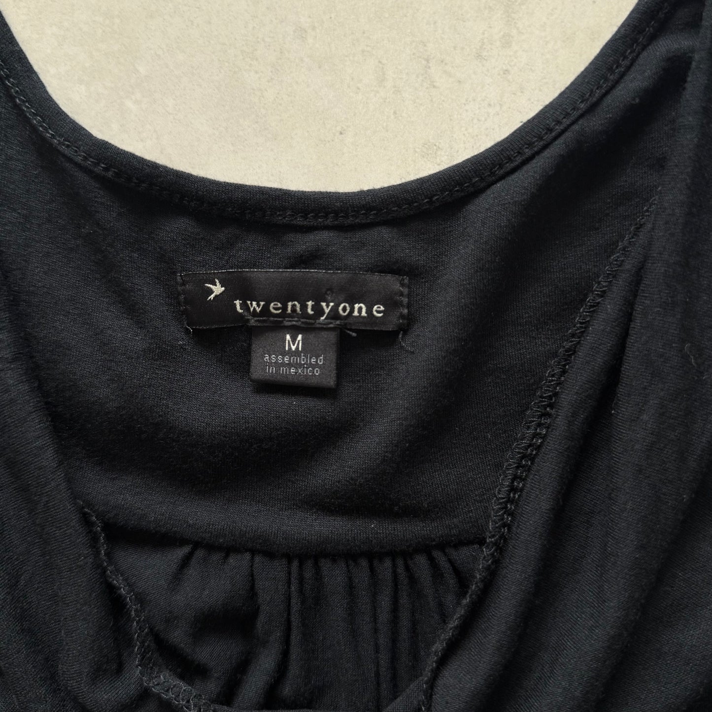 Sequin Hem Cowl Neck Dress