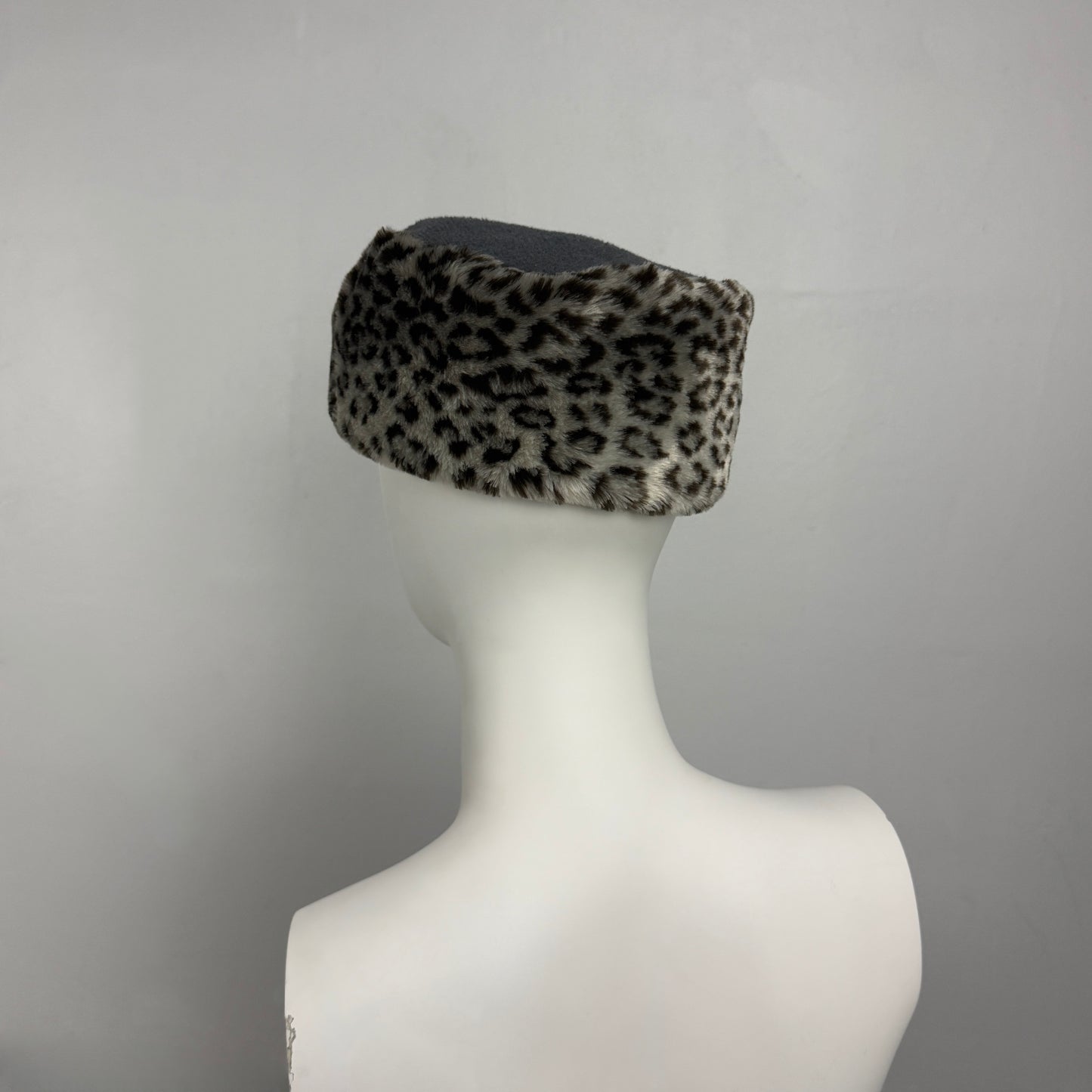 Leopard Faux Fur Winter Hat