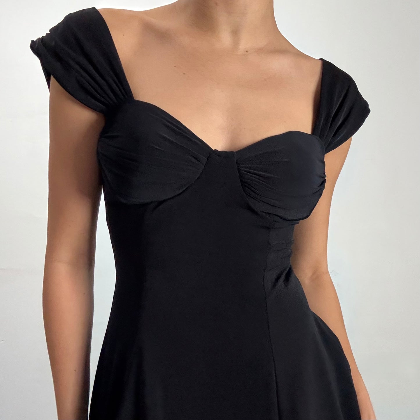 Black Stretch Mini Dress