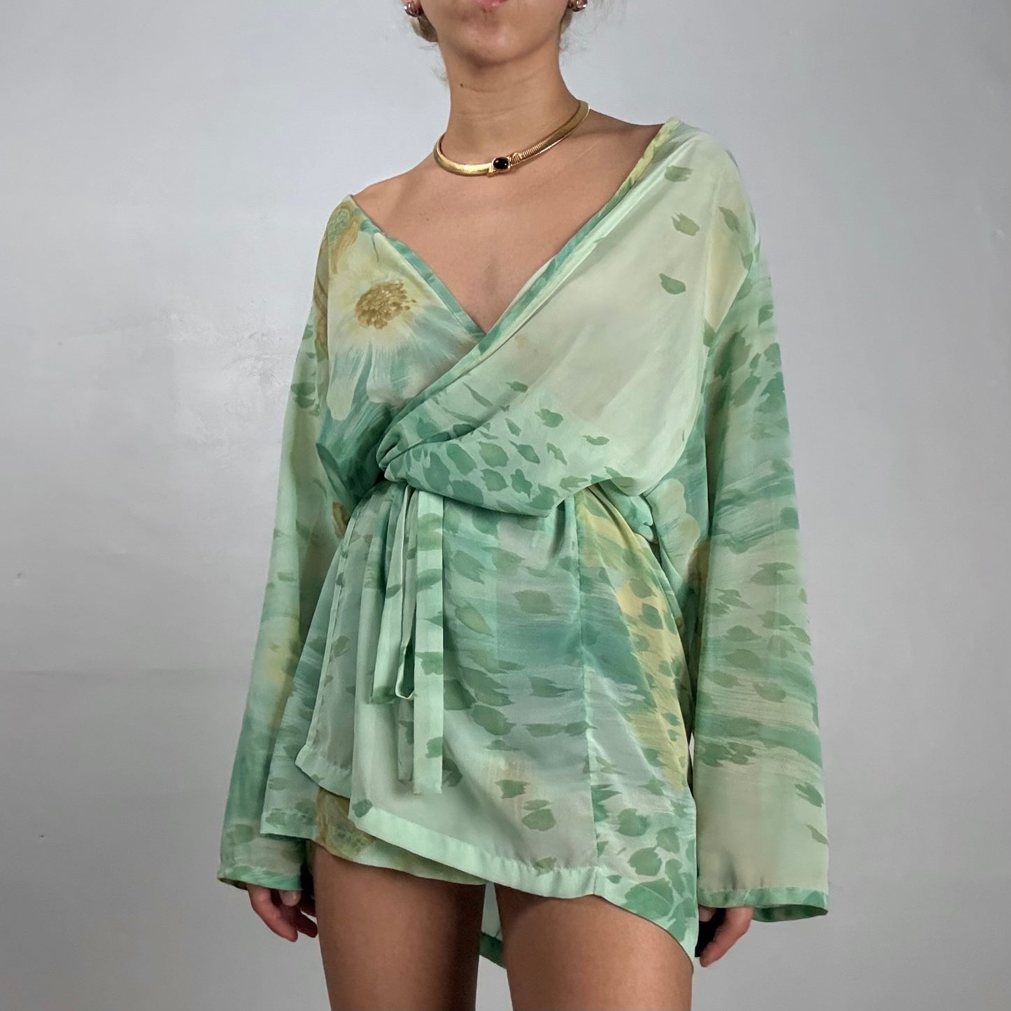 VS Graphic Sheer Robe
