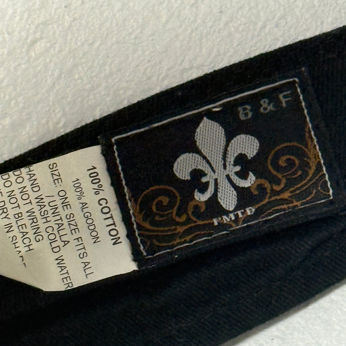 Black Vegas Gothic Cross Visor