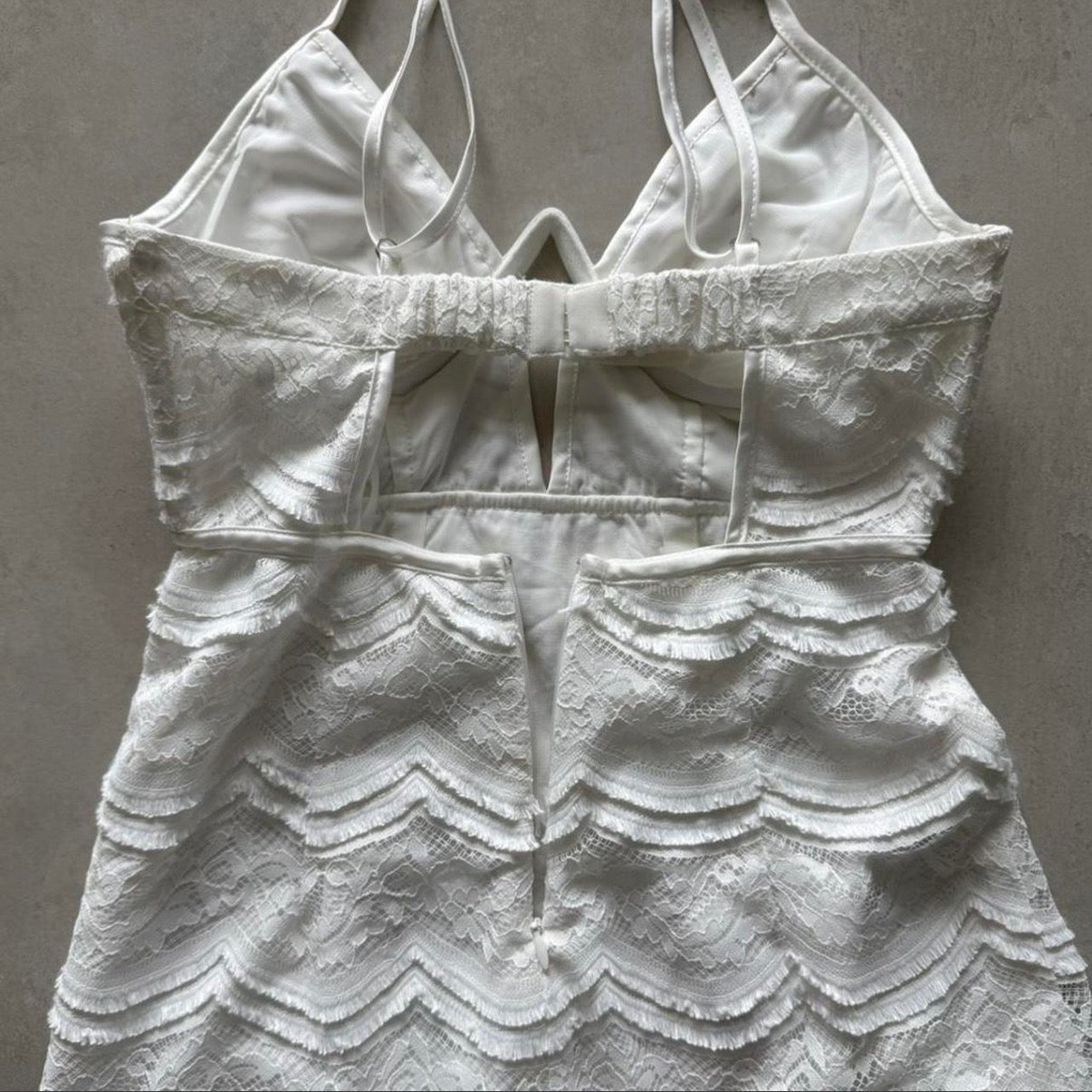 For Love & Lemons Lace Cutout Mini